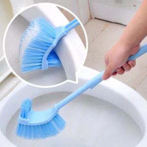 Double-Sided Toilet Brush Bathroom Toilet Bowl Brush with Holder Bathroom Toilet Cleaner Brush