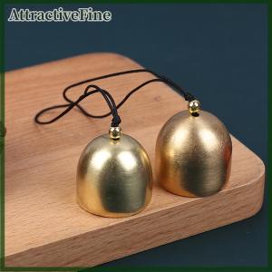AttractiveFine 1 Cái Mặt Dây chuyền kim loại chuông Hợp kim đồng nguyên chất cổ điển chuông gió trang trí chống trộm tự làm thủ công chuông cửa trang trí nhà