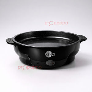 <𝗟𝗮𝘇𝗦𝗴𝗠𝗮𝗹𝗹> Propappa - Multifunctional Electric Grill Pan Outdoor BBQ Pan Even Heating Non-Stick Griddle (26cm)