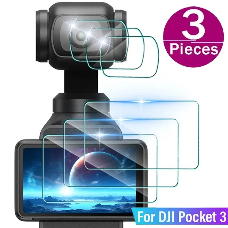 3Pcs Tempered Glass Lens Screen Protector for DJI OSMO Pocket 9H