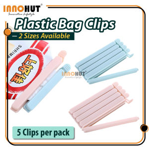 Innohut 5 Pcs Kitchen Plastic Food Sealer Stick Air Tight Sealing Bag Clip