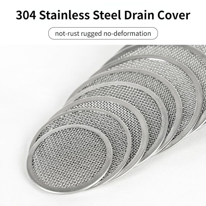 Bathroom Floor Drain Cover Sewer Filter Net Sheets Stainless Steel