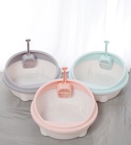 Khay Vệ Sinh Cho Mèo Hình Tròn 40cmx37cm