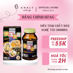 Viên uống tinh chất hàu nghệ tỏi Orihiro 180 viên Nhật Bản