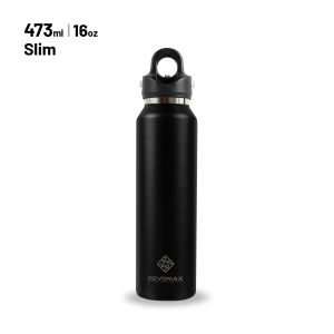 RevoMax 473ml Slim Stainless Steel Tumbler Water Bottle Vacuum Insulated Thermos