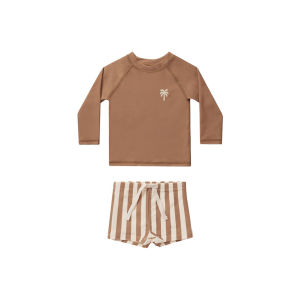 Đồ bơi bé trai 2 mảnh dài tay chống mẩn ngứa quần bơi set upf 50 + bảo vệ khỏi ánh mặt trời đồ bơi