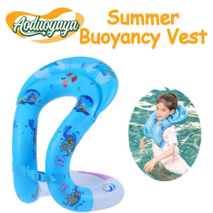 Aoduoyaya Kids Inflatable Swimming Jacket Vest Baby Adult Floating Swim Arm Rings Life Vest Floated Swimsuit Swimming Pool