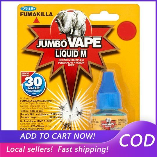New Arrival Fumakilla Jumbo Vape Liquid M Refill 30 Night 60 Night | Lazada