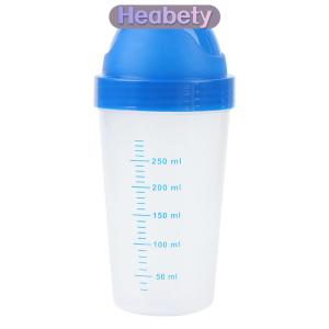 Heabety  300ml Shaker chai sáng tạo Milkshake protein bột trộn chai Lắc cup