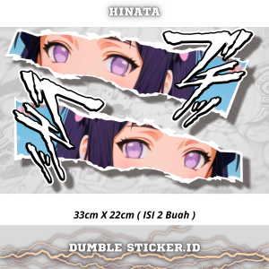 Sticker Stripping All Type Motor Print Cutting Stiker Mata Anime Hinata