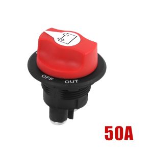 Saklar Switch Isolator Saklar Pemutus Baterai Aki Mobil Pemutus Arus Listrik 12v-32v 50A/100A Kendaraan ATV Kapal RV Mobil