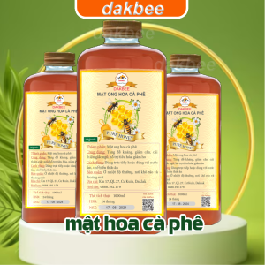 [SP ĐẶC BIỆT] 1 Lít Mật ong rừng hoa cà phê mật ong nguyên chất - natural honey đặc sánh thơm ngon đã hạ thủy phần tăng cường sức đề kháng [M.CAFE_1KML]