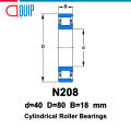 N208 UBC ตลับลูกปืนเม็ดทรงกระบอก N208M ( Cylindrical Roller Bearings ) N208 M. 
