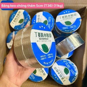 Keo Dính Chống Thấm Dột dán khe hở tường thùng ống nước Cuộn Dài 5 Mét Bản Rộng 5 10 15 20cm