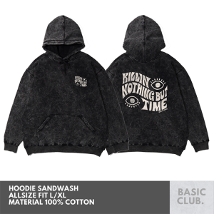 Basicclub Stay Weird Hoodie Washing