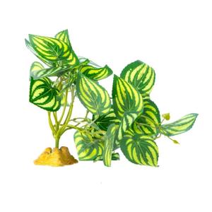 Reptiles Hide Grass Flexible Leaves Terrarium Jungle Habita for Lizards Geckos Snake Decorative False