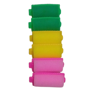 [HÀNG CÓ SẴN]Combo 6 ống cuốn tóc mút tạo kiểu tóc đủ màu-Lô cuốn tóc xoăn