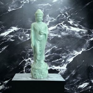 Tượng thích ca mâu ni bổn sư thích ca mâu ni dáng đứng cao 21cm (nhiều màu sắc). Trang trí trên ô tô tiểu cảnh bonsai ghép lũa để bàn trà phòng khách bàn làm việc…