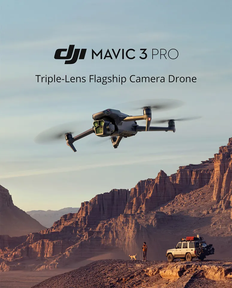 DJI Mavic Pro Camera Drone Flagship Tri-Camera System 4/3