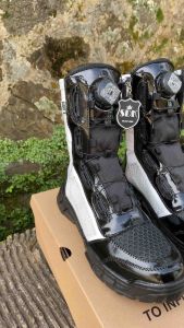 SEPATU PDL TALI PUTAR TAWON PROVOST PM /TNI KULIT MENGKILAP MERK SIDIKS NEW