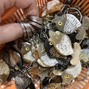 Móc Treo Chìa Khoá CÁ Bằng Sừng Loại Đẹp Xuất Khẩu