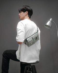 Tas selempang pria waitsbag slingbag premium waterproof/KK