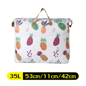 กระเป๋าเก็บของ ถุงเก็บผ้าห่ม กระเป๋าเก็บผ้า มีหูหิ้ว กระเป๋าเก็บเสื้อผ้า ถุงเก็บเสื้อผ้า มีหูหิ้ว ถุงผ้า ความจุขนาดใหญ่ มี 3 ลายให้เลือก