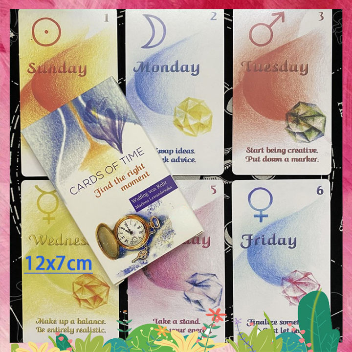 Thẻ Bài Oracle Cards Of Time | Kích Thước Lớn 12*7 Cm | Trò Chơi Bói ...