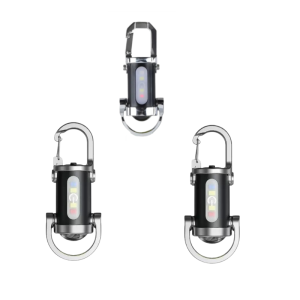 【Convenient/Lighting】Waterproof Keychain Flashlight Ultra-Bright LED Multi-Function Keychain Light For Hiking Campingg Nighttime Use