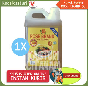 Rose Brand 5 Liter Minyak Goreng - 1 Jerigen Ojek Online Kurir Instan