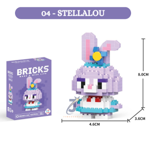 Nano Block Kartun Mini Bricks Balok Susun Mainan Anak Mainan Edukasi DIY 3DPuzzle Kado Anak