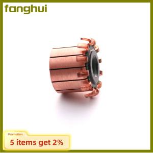 fanghui 8x23x19.5mm 12P Teeth Copper Hook Type Electrical Motor Commutator CHY-1518-12