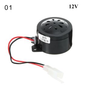 DORADO Waterproof 12V/60V 1.5A Moped Dirt Bike Reversing Horn Kit Round Loud Horn Motorcycle Electric Tricycle Universal Signal Speaker