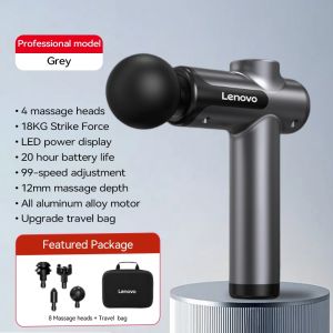 【SG Stock】Massage 99 Speeds With 8 Head LED Display massage body hine Fascia Large Capacity Battery Deep muscle Pain Relief 筋膜枪 按摩器
