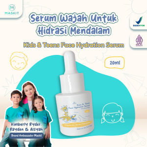 Kids & Teens Face Hydrating Serum - Serum Anak & Remaja Menghidrasi 4D Hyaluronic Acid 20ml - Maskit