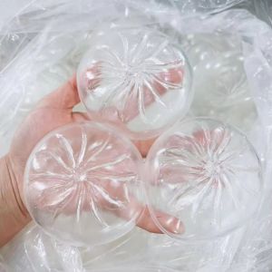 DIY Steamed Bun Blank Craft Sensory Fidgets Dumpling Squishy Slow-rebound Soft TPR Handmade Toy