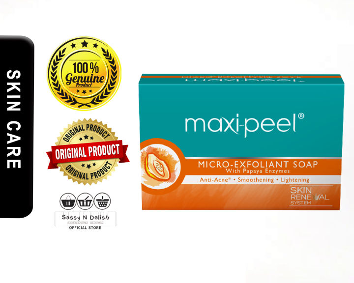 MAXI PEEL Exfoliant Soap Papaya Enzymes 125g Lazada PH