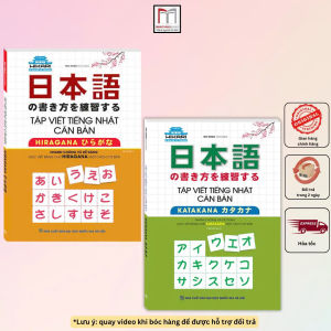 SÁCH - Combo Tập viết tiếng Nhật