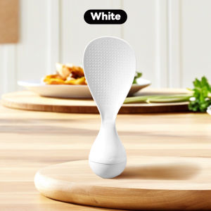 Standing Tumbler Rice Spoon Heat Resistant Plastic Non-Stick Rice Scooper Easy to Clean Durable Spoon Household