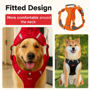【Local Seller】Explosion Proof Punch Pet Supplies Chest Harness Big Dog Dog Leash Dog Chain