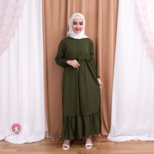 ALISA - GAMIS CHIKA REMPEL DAILY BUSUI DRESS / MUSLIM PREMIUM WANITA