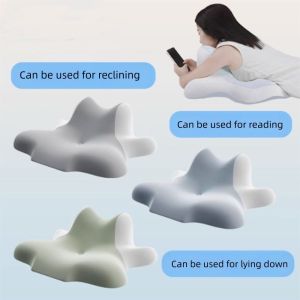 MECOME คุณภาพระดับพรีเมียม หมอนรองนอนโทรศัพท์มือถือ โฟมหน่วยความจำ การออกแบบอเนกประสงค์ หมอนเกม การพักผ่อนในเวลากลางวัน ใช้งานได้หลากหลาย หมอนรองคอ ใช้เตียง