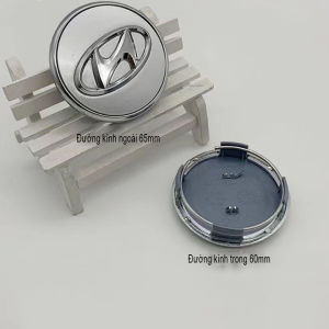 Logo mâm xe Hyundai chụp mâm chụp Lazang xe Hyundai (đường kính 60mm và 65mm).
