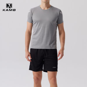 KAMB baju olahraga pria sport 1 set dry fit