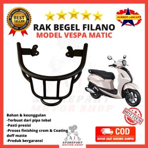 Behel Rak Rear Rack Planger Rak Aksesoris PNP Yamaha Filano Model Vespa Matic