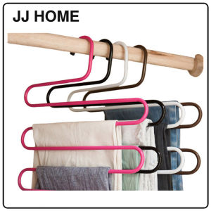 【JJ HOME】S-Shaped 5-Tier Pants Hanger / Rack Clothing Cabinet Layered Shelf / Hangers / Wardrobe Organizer