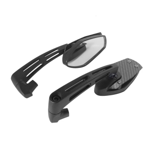 Anti Bike Rearviews Mirror strong ABS Frame Side Mirror Glass Enhanced Visibility Universal for Two Wheelers