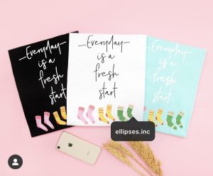 ELLIPSES.INC Tumblr Tee / T-Shirt / Kaos Wanita & Pria Lengan Pendek FRESH START