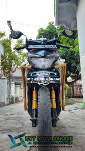 Tubular Crashbar Honda BEAT FI | Pelindung Bodi Motor BEAT FI | Crashguard Bodi Variasi Honda BEAT FI