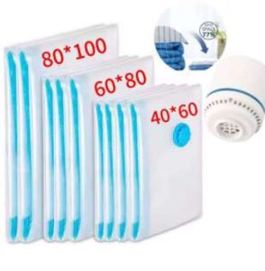 Vacuum Sealer Bag Travel Storage Resealable Compressed Convenient Storage Home Storage Bag